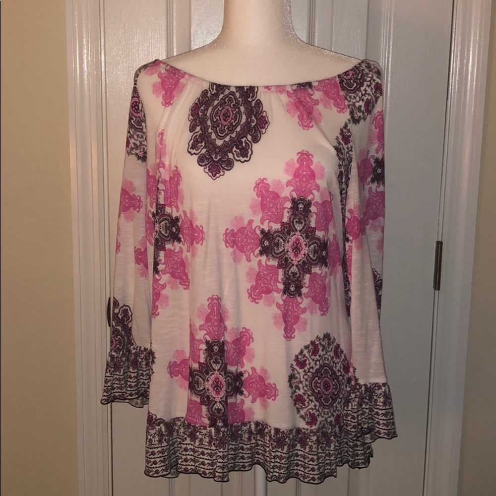 I-N-C International Concept Pattern Top